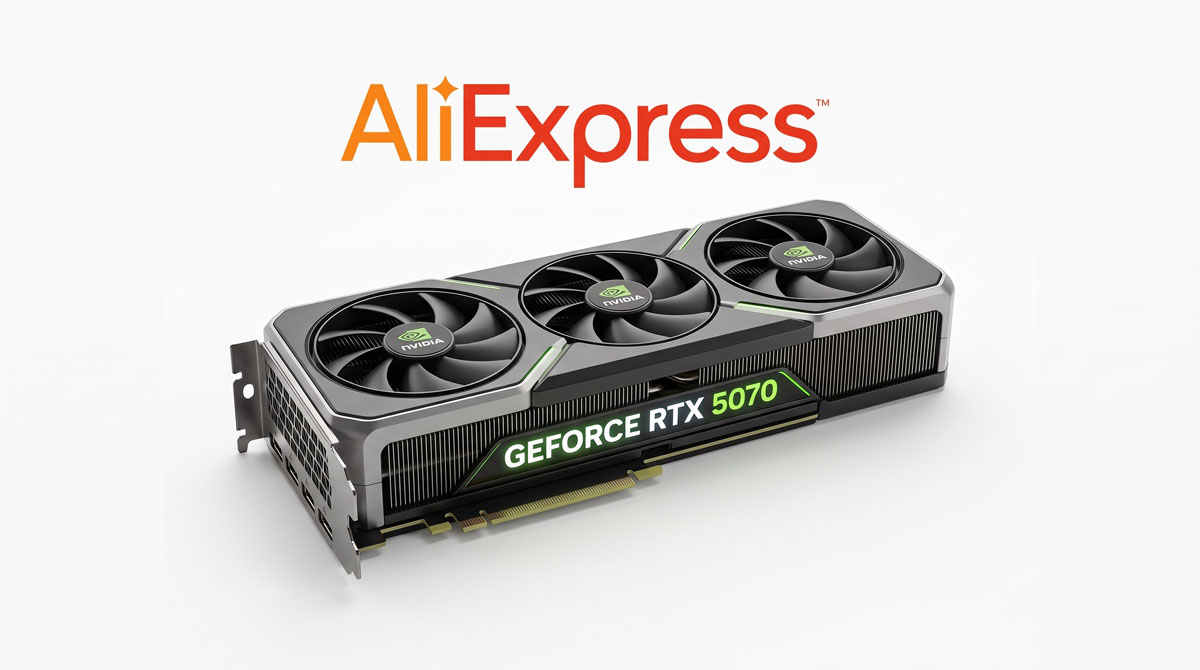 NVIDIA GeForce RTX 5070 á AliExpress